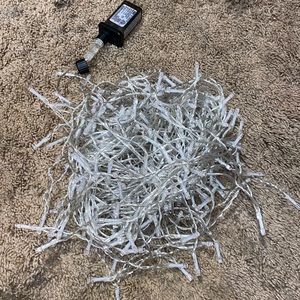 Pinkish purple fairy lights!